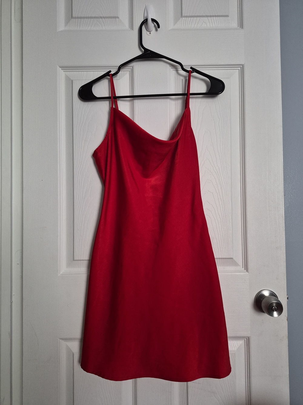 Forever 21 Red Satin Mini Slip Dress